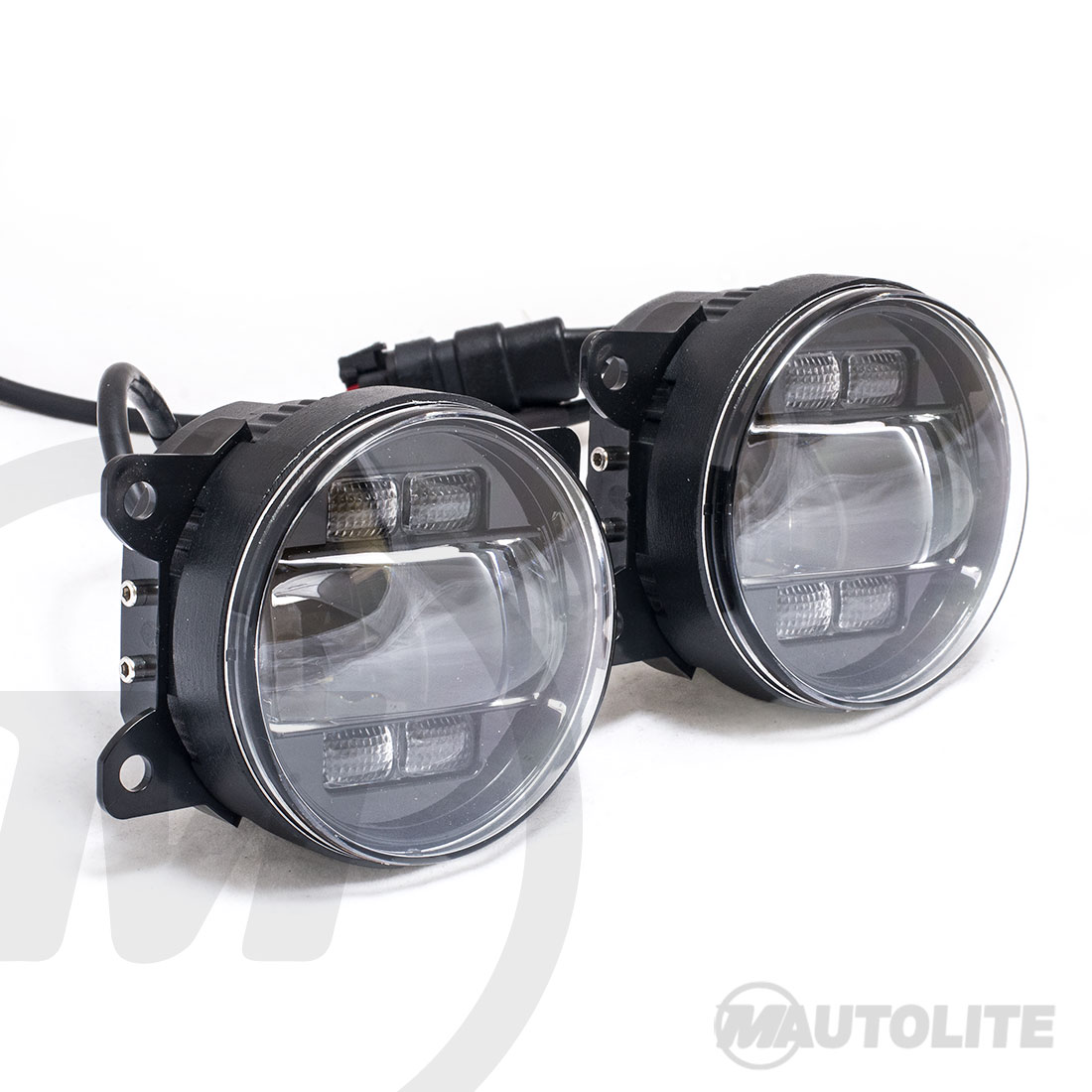 Juego de Neblineras LED 3.5 pulgadas 6000K/MT-19 Neblinera