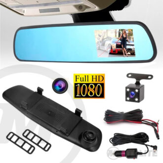 Retrovisor DVR con Doble Camara