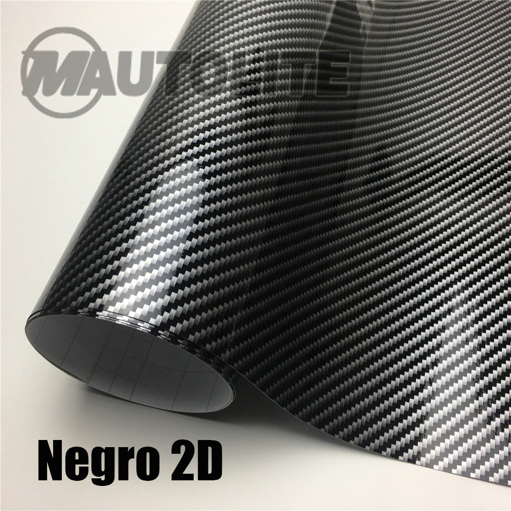 Vinil Fibra de carbono 2D acabado negro/gris brillante/F-4D – Mautolite