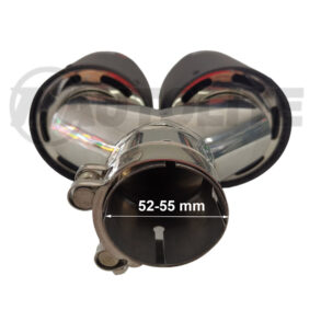 Punta de escape doble AKRAPOVIC