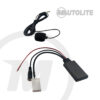 Adaptador de audio Bluetooth Cable auxiliar MIC