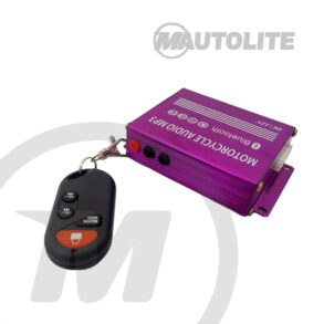 Alarma, radio, bluetooth y mp3 para moto