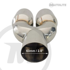 Punta de escape dual