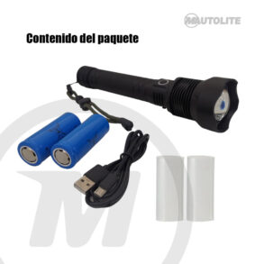 Linterna LED recargable