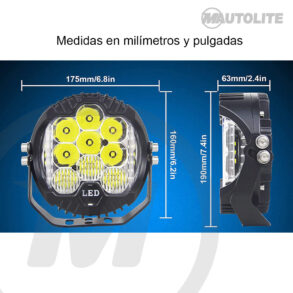 Neblinera LED amarilla