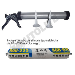 PISTOLA PARA SILICONA TIPO SALCHCHA