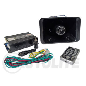 Sirena Federal de 200 Watts de potencia con función de micrófono