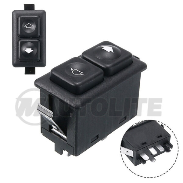 thumbnail image 2 of 4-Pack Power Window Switches (5-Pin) For BMW E30 3 Series – Left Side Controls 2 of 4