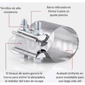 Abrazadera para escape