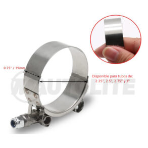 Abrazaderas tipo T para tubo