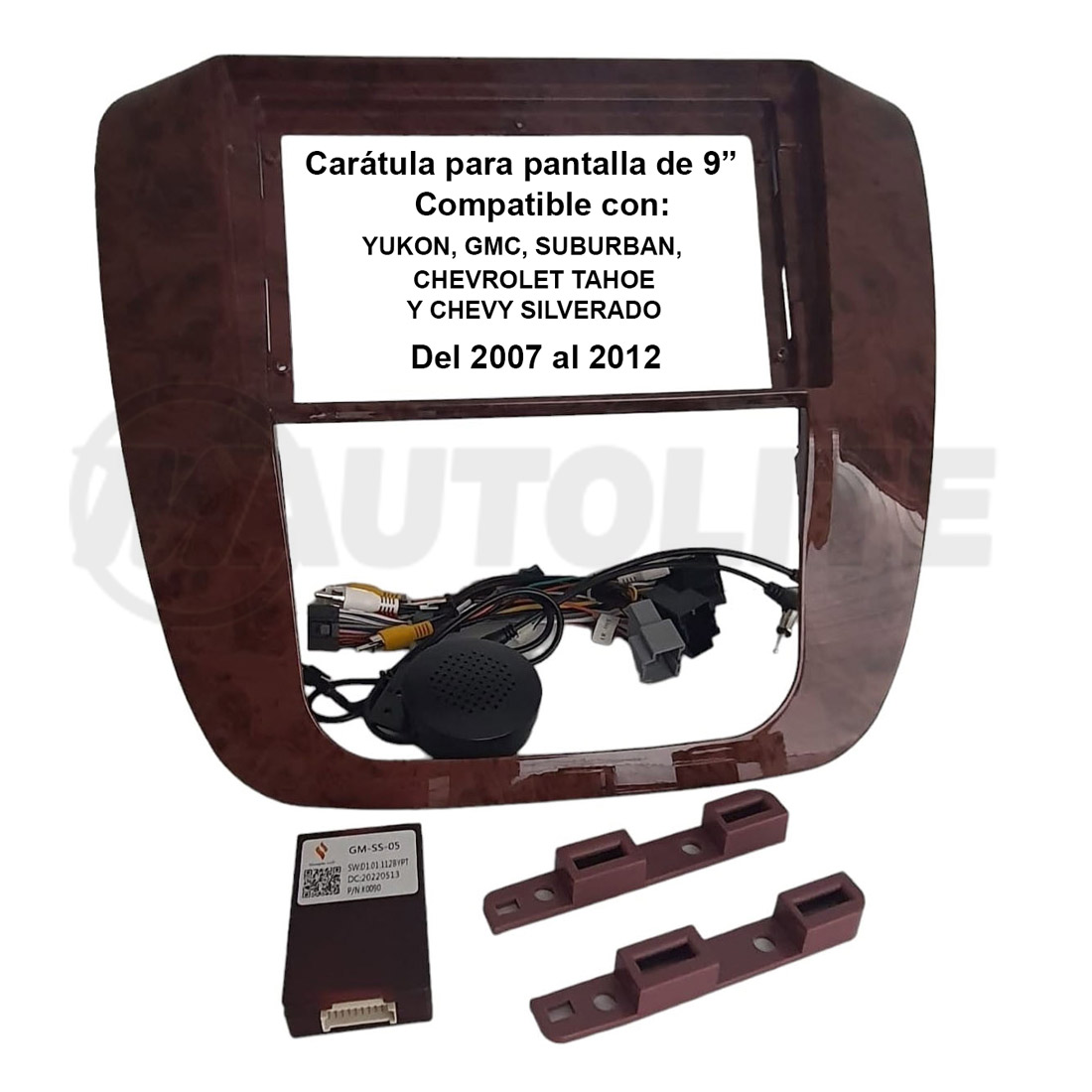 Carátula-para-pantalla-de-chevrolet-SUBURBAN07-12-(4.1) Carátula/Dash Kit para pantalla de chevrolet