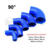 Manguera de silicona de 90°