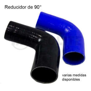 Manguera de silicona reducidor de 90°