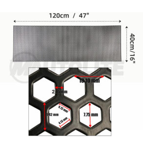 Rejilla Plástica Hexagonal pequeño 40X120cm