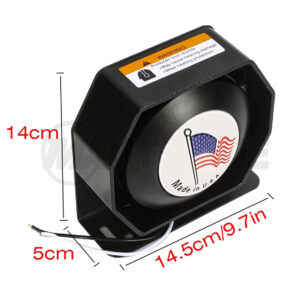 Sirena X5-400 de altavoz doble 12V 400W