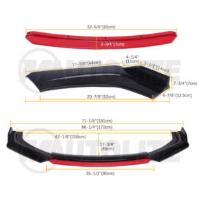 Spoiler universal delantero