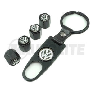 Tapa de válvula con llavero