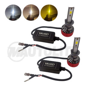 Kit LED TRICOLOR H1 4000LM 40W 6000K 4300K 3000K