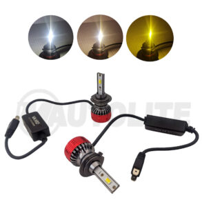 Kit LED TRICOLOR H7 4000LM 40W 6000K 4300K 3000K