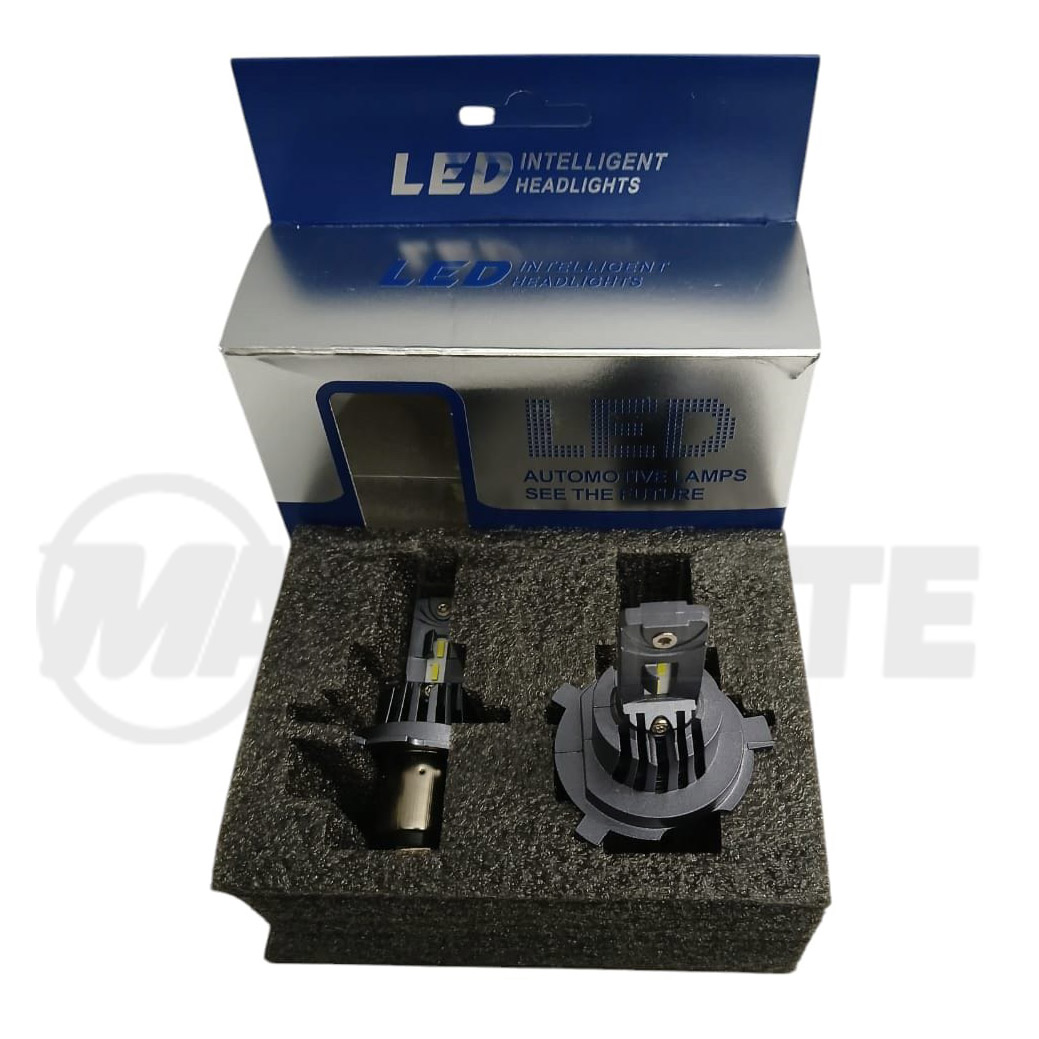 Mini-Foco-LED-H4_M1-1H4-(2.1) Novedoso Potente Mini Foco LED H4