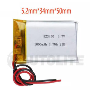 Batería recargable Li-po de 3.7V 1000mAh