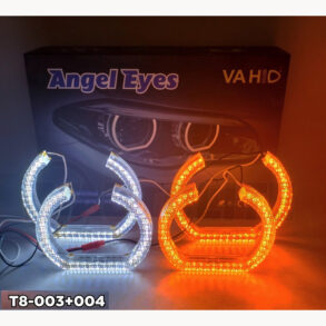 Ojos de ángel (Aureolas LED) para BMW blanco-ámbar DRL y pidevias