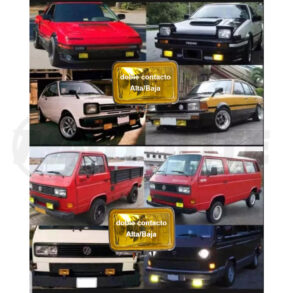 Neblinera Halógena Sellada de Doble Contacto