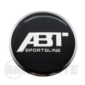 Sticker decorativo ABT SPORTSLINE para centro de aros ALUMINIO 56-64mm