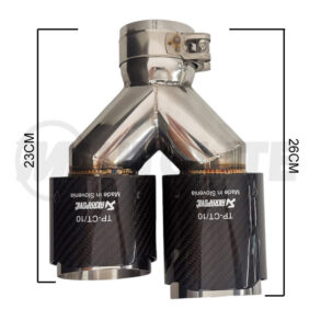 Punta de escape doble AKRAPOVIC