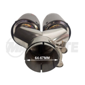 Punta de escape doble AKRAPOVIC