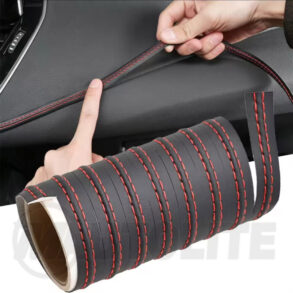 Tira de costura color rojo