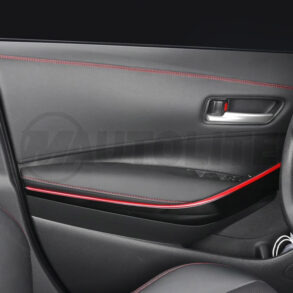 Tira de costura color rojo