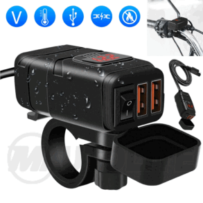 Cargador USB Dual para Motos