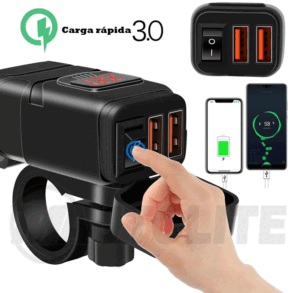 Cargador USB Dual para Motos