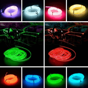 Tira LED Fibra para decoración tablero