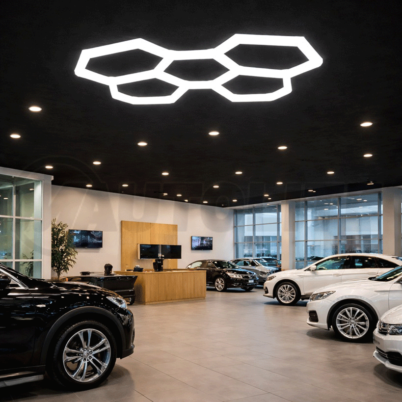 Lámpara-LED-Tipo-Panal-HEX-30-(4.1) Lámpara LED Tipo Panal