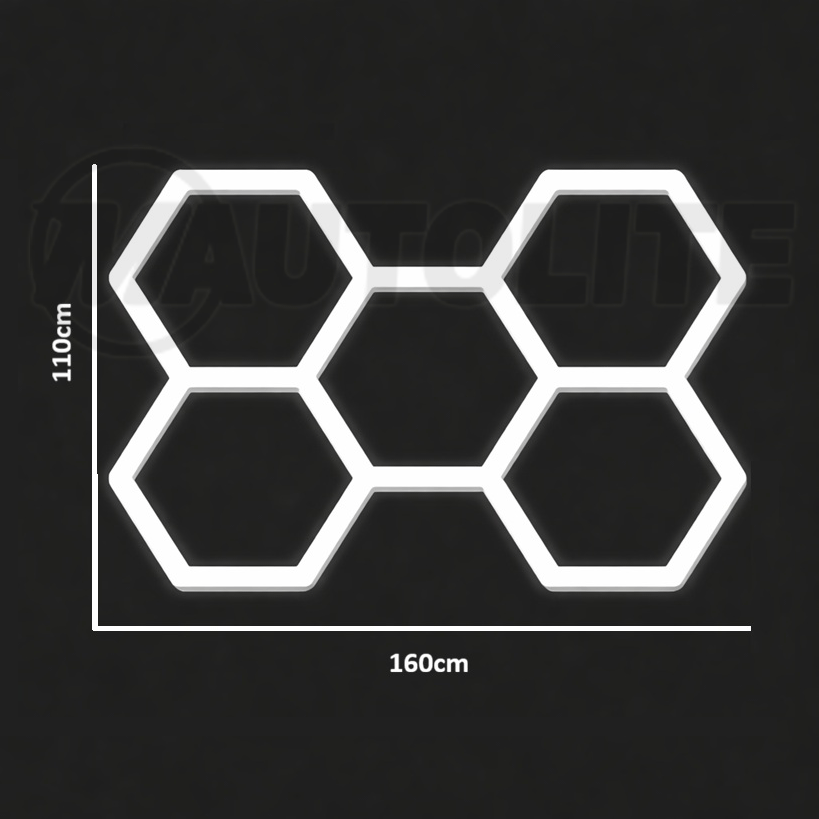 Lámpara-LED-Tipo-Panal_HEX-30-(2.1) Lámpara LED Tipo Panal