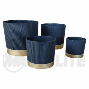 Maceta elegante de poliresina