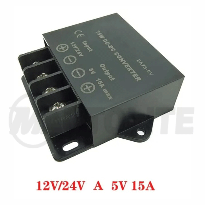 Transformador-12-24V-a-5V-B15-1224-(2.1) Transformador 12-24V a 5V