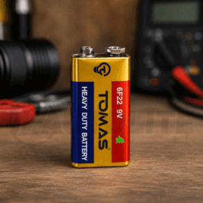 Batería rectangular de 9V