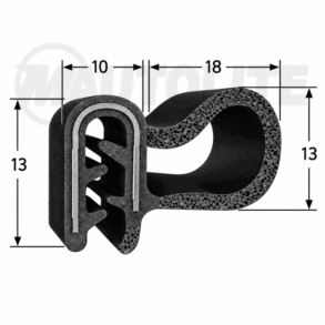 Empaque de hule para puertas de vehículos